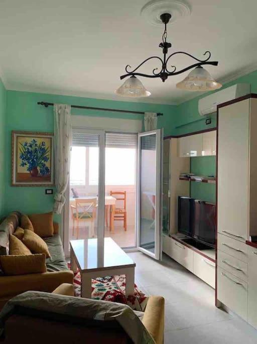 Beautiful Sea View Apartment Durres Bagian luar foto